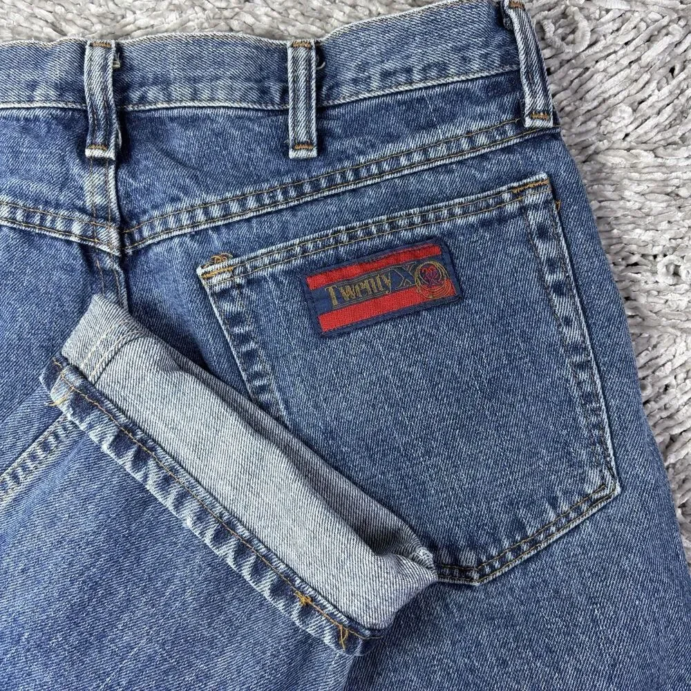 Wrangler 20x Jeans Mens 34x32 Blue Denim Workwear Utility Rancher Farmer Western